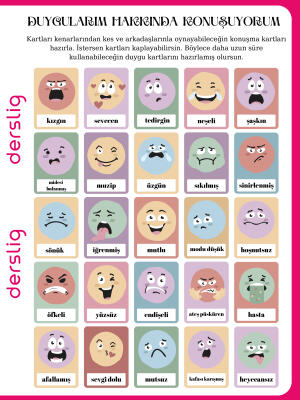 Duygularımız Konuşma Kartları Konu Anlatım Seti