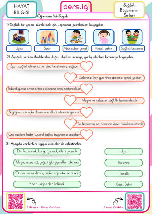 Sağlıklı Büyümenin Sırları