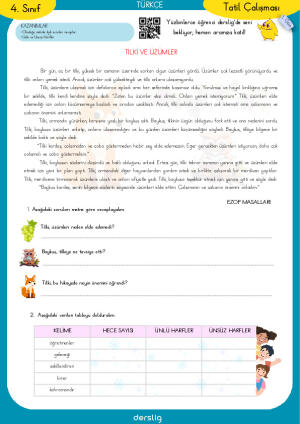 Yarıyıl Tatil Ödevi