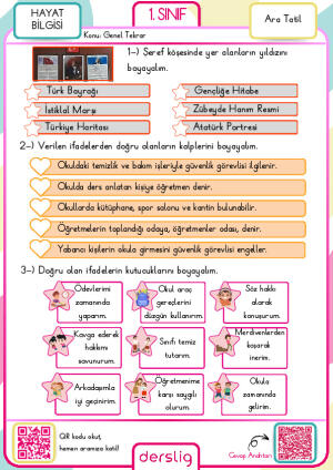 Kasım Ara Tatil Ödevi