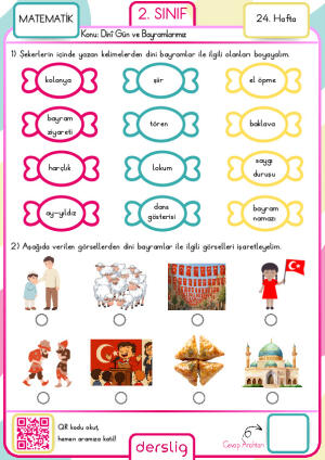 2. Sınıf 24. Hafta Ödevi