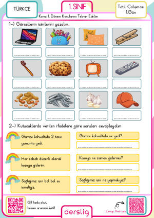 Yarıyıl Tatil Ödevi