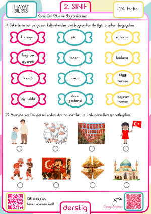 2. Sınıf 24. Hafta Ödevi