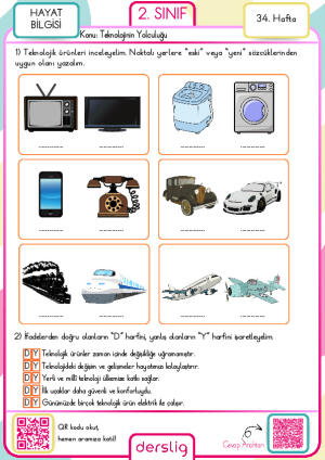 2. Sınıf 34. Hafta Ödevi