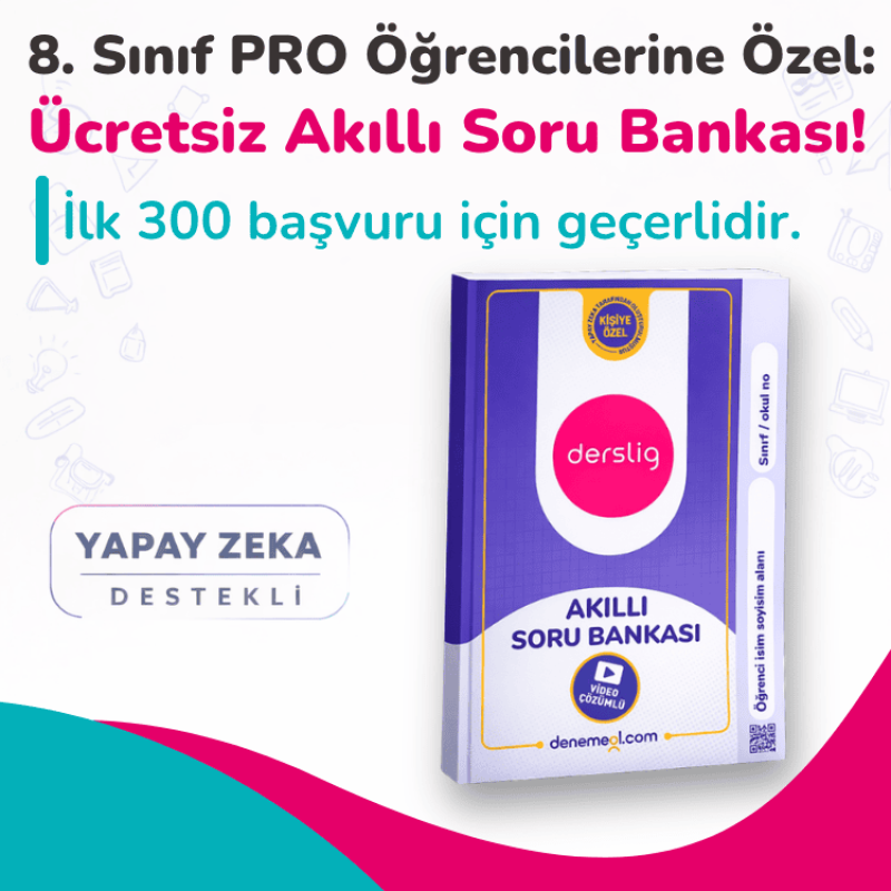 Hemen Başvur: Ücretsiz Akıllı Soru Bankası Seni Bekliyor!