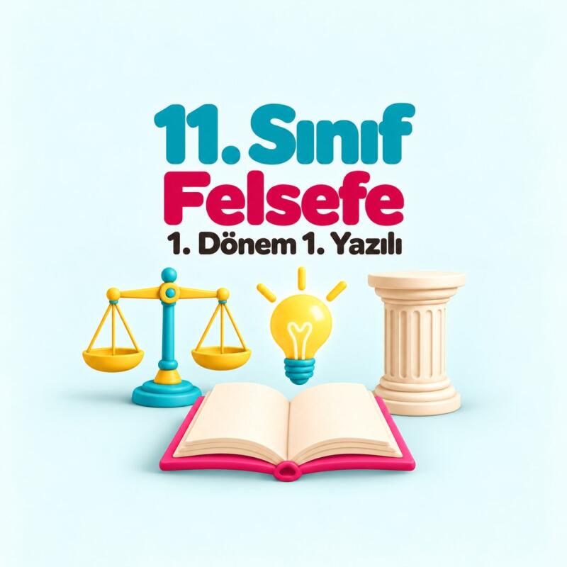 11. Sınıf Felsefe 1. Dönem 1. Yazılı Hazırlığı
