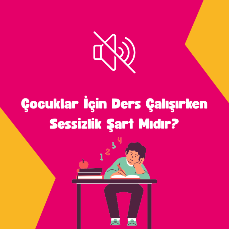 Çocuklar İçin Ders Çalışırken Sessizlik Şart Mıdır?