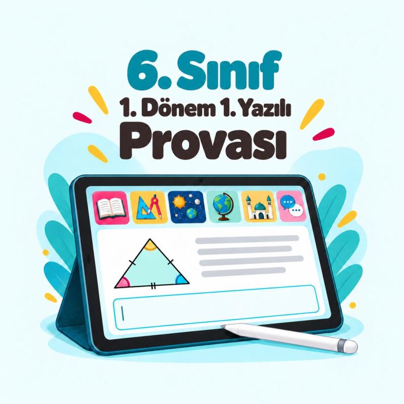 6. Sınıf 1. Dönem 1. Yazılı: Konular, Senaryolar