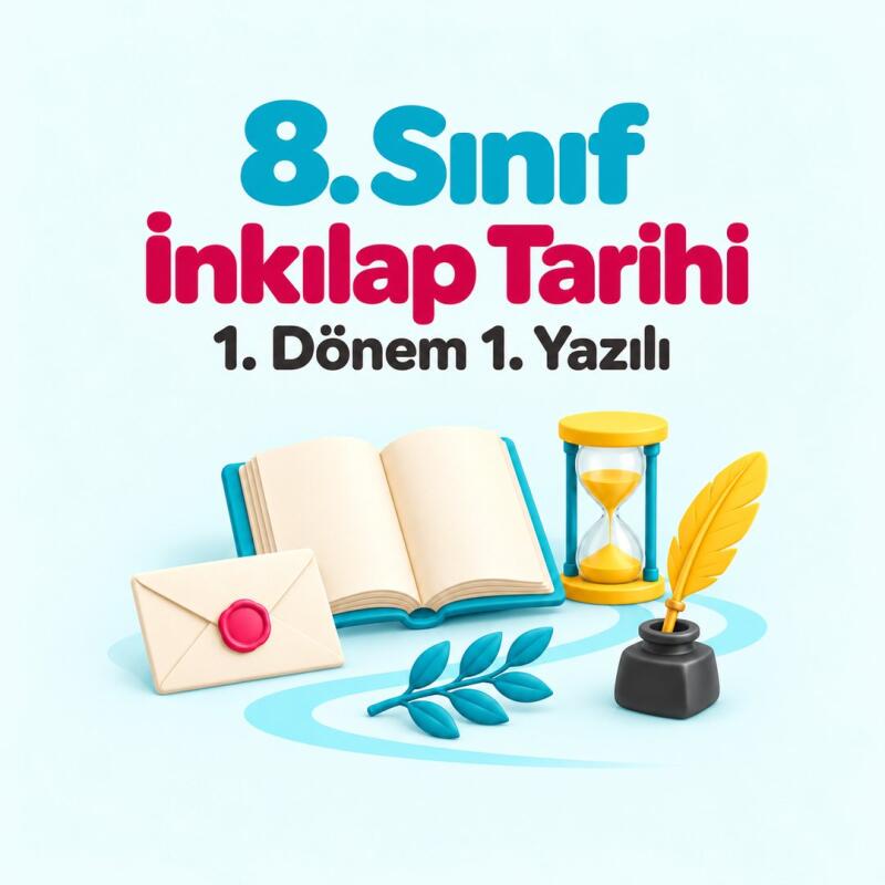8. Sınıf İnkılap Tarihi 1. Dönem 1. Yazılı Hazırlığı