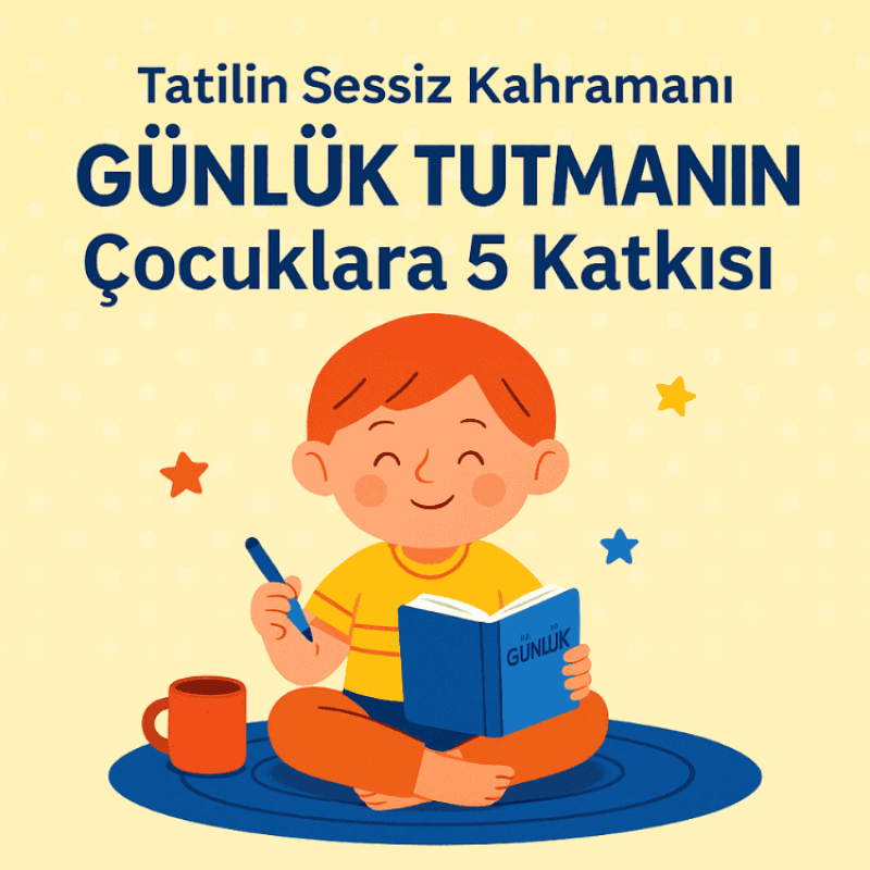 Tatilin Sessiz Kahramanı: Günlük Tutmanın Çocuklara 5 Katkısı