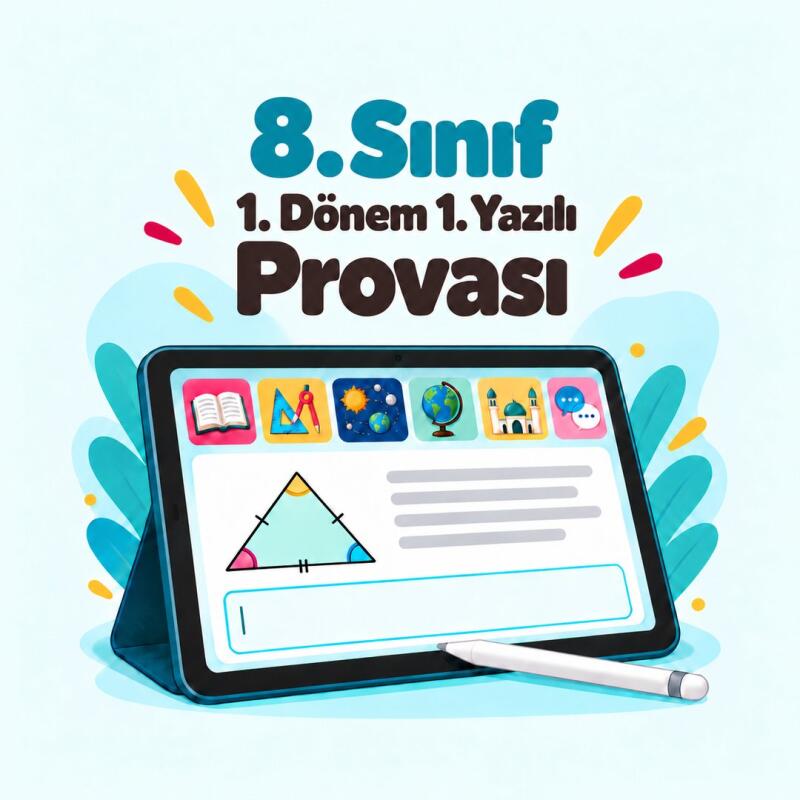8. Sınıf 1. Dönem 1. Yazılı: Konular, Senaryolar