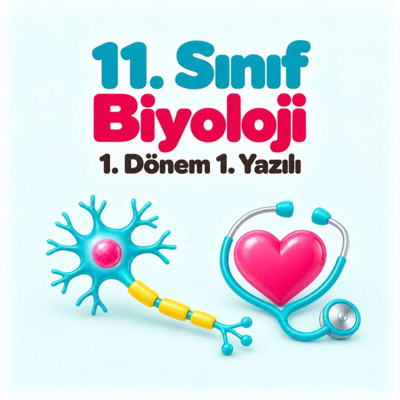 11. Sınıf Biyoloji 1. Dönem 1. Yazılı Hazırlığı