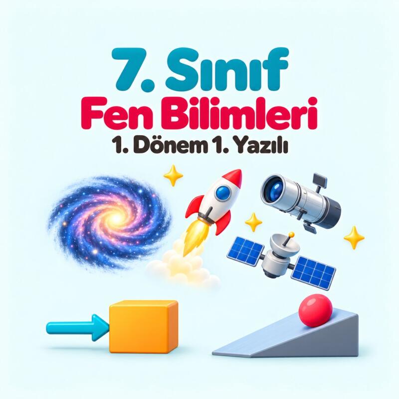 7. Sınıf Fen Bilimleri 1. Dönem 1. Yazılı Hazırlığı
