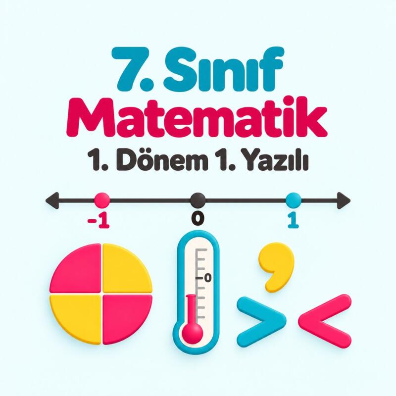 7. Sınıf Matematik 1. Dönem 1. Yazılı Hazırlığı
