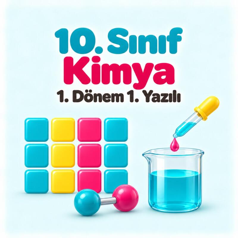 10. Sınıf Kimya 1. Dönem 1. Yazılı Hazırlığı