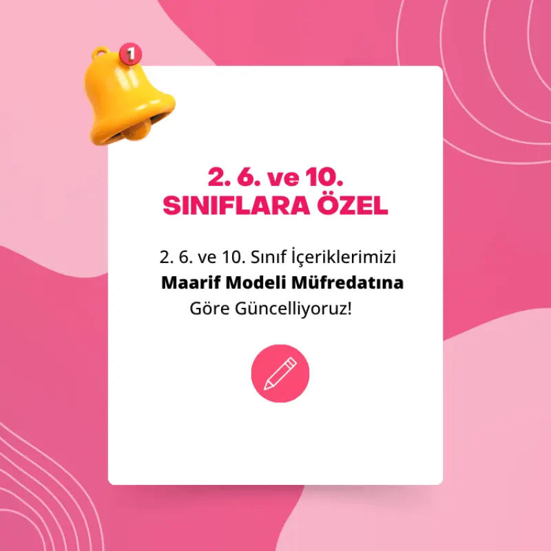 Maarif Modeli Müfredatı: 2-6-10. Sınıf Derslerini Güncelliyoruz