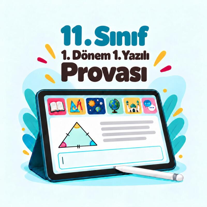 11. Sınıf 1. Dönem 1. Yazılı: Konular, Senaryolar