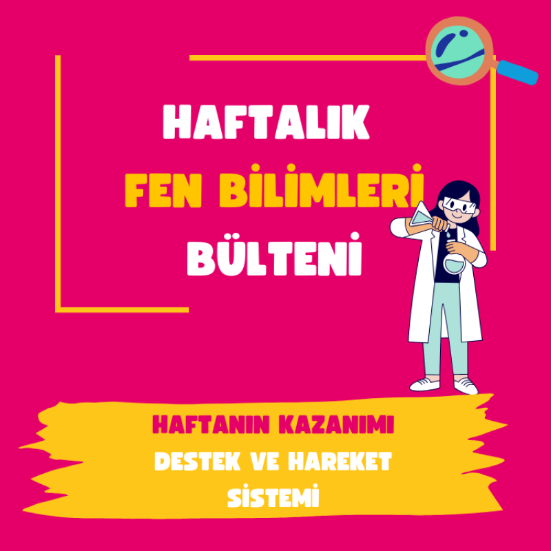 Türkiye Yüzyılı Maarif Modeli 5.Sınıf Fen Bilimleri Haftanın Kazanımı 13 Ocak - 17 Ocak Haftası