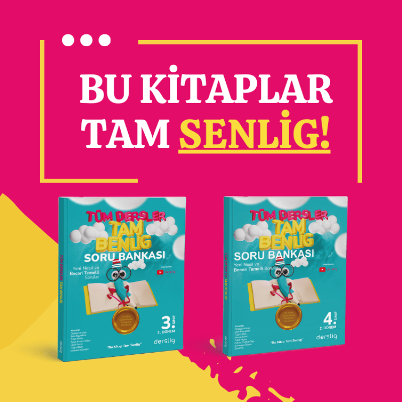 TAM BENLİG TÜM DERSLER SORU BANKALARIMIZ - 3 ve 4. SINIF - 2. DÖNEM