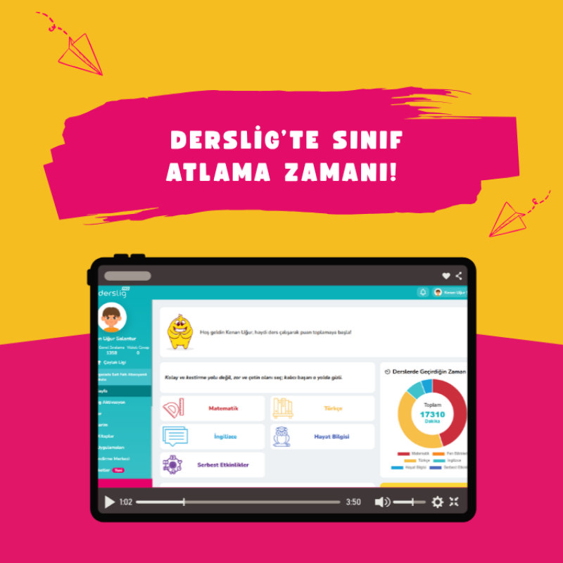 Derslig’te Sınıf Atlama Zamanı!