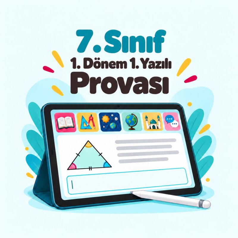 7. Sınıf 1. Dönem 1. Yazılı: Konular, Senaryolar