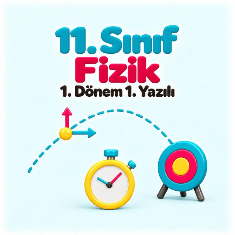 11. Sınıf Fizik 1. Dönem 1. Yazılı Hazırlığı