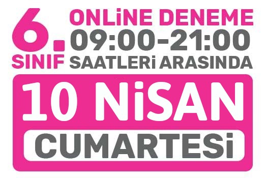Türkiye Geneli Online Deneme 6. Sınıflar