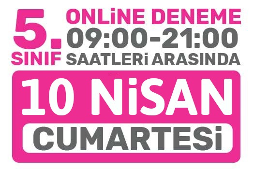 Türkiye Geneli Online Deneme 5. Sınıflar