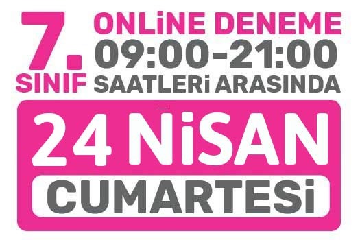 Türkiye Geneli Online Deneme 7. Sınıflar