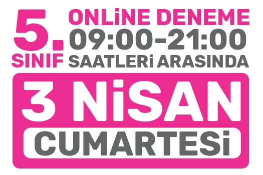 Türkiye Geneli Online Deneme 5. Sınıflar