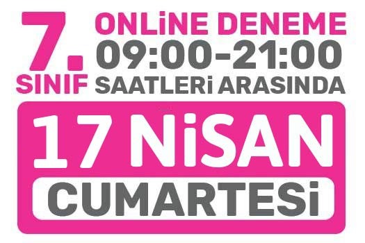 Türkiye Geneli Online Deneme 7. Sınıflar