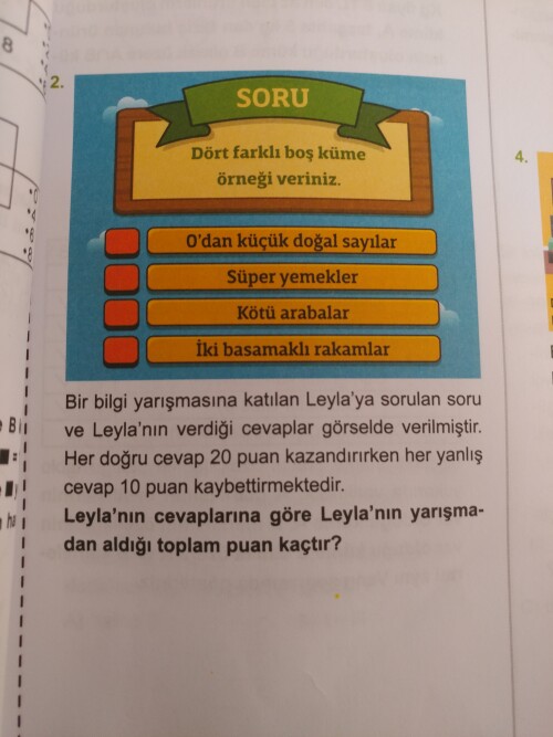 cevap  kağıt üzerinde olursa sevinirim 6. sınıf