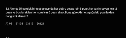 Cevap d nasıl olacak ?