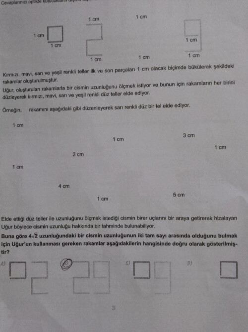 B şıkkı diye işaretledim doğru cevap ama bana B diyip geçmeyin anlatın ??