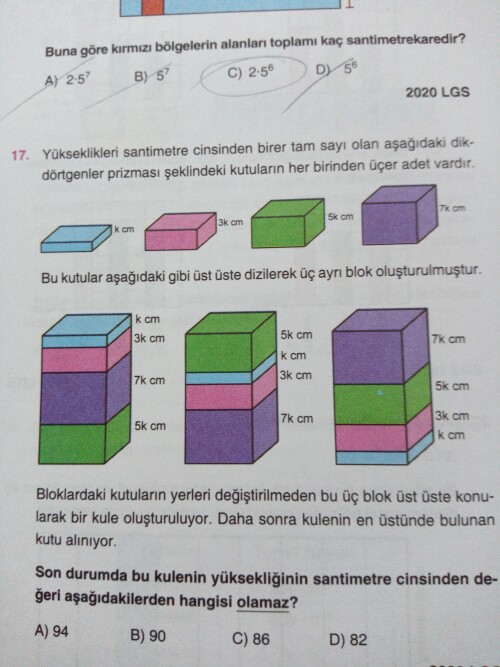 Arkadaşlar ben bu soruyu yapamadım bana anlatabilirmisiniz lütfen 😇😇