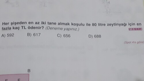 Bu soruyu çözüp cevabını bana atın (KAĞIT İLE)