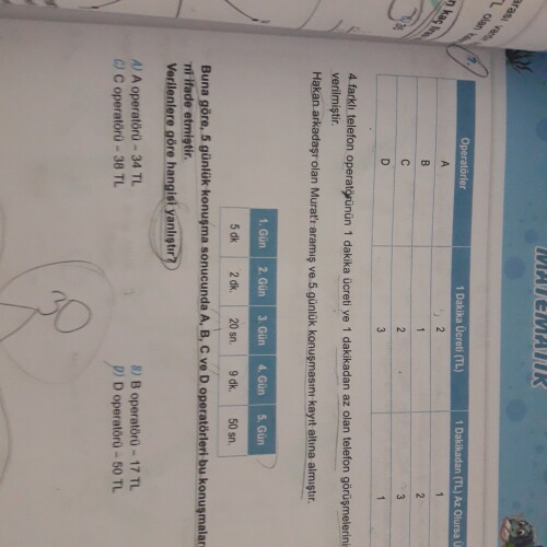 Arkadaşlar bu soruyu anlamadım yapabilirmisiniz bakalım?