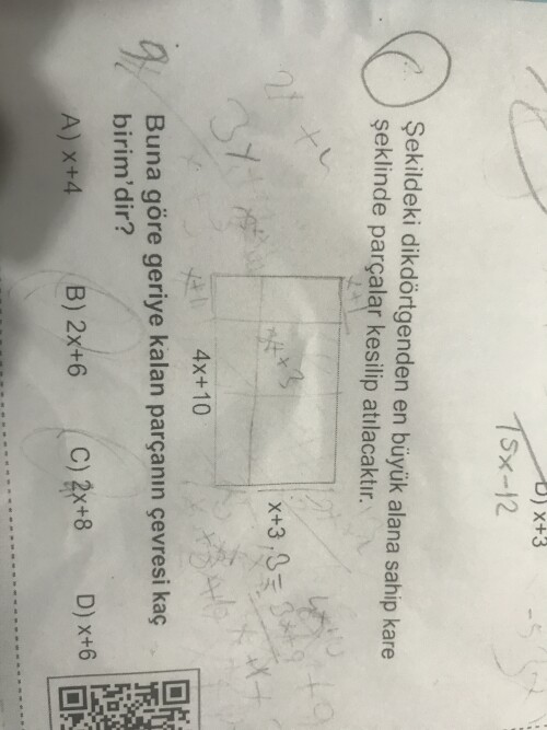 İşlemli cevap istiyorum nolur