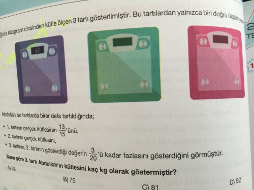 Bu soruyu bana çözümlü anlatırmısınız