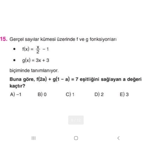 10 sınıf fonksiyonlar