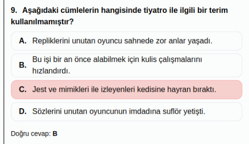 cevap nasıl b oluyor arkadaşlar