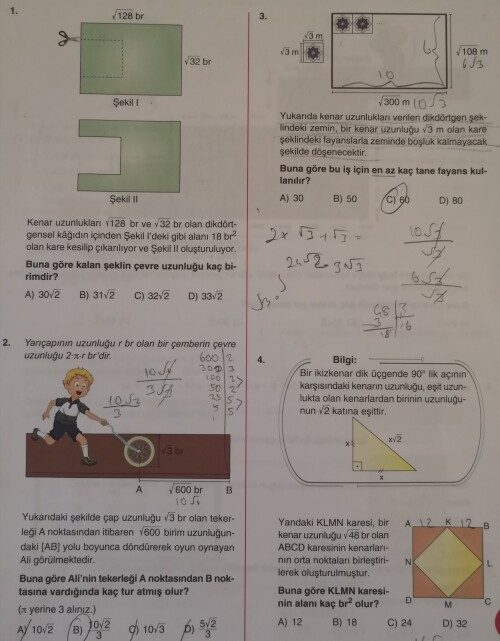 1 ve 4. Sorulara bakar mısınız 1a 4c Açıklayarak anlatmayan bildirilecektir ilk yapana 🌟 🌟