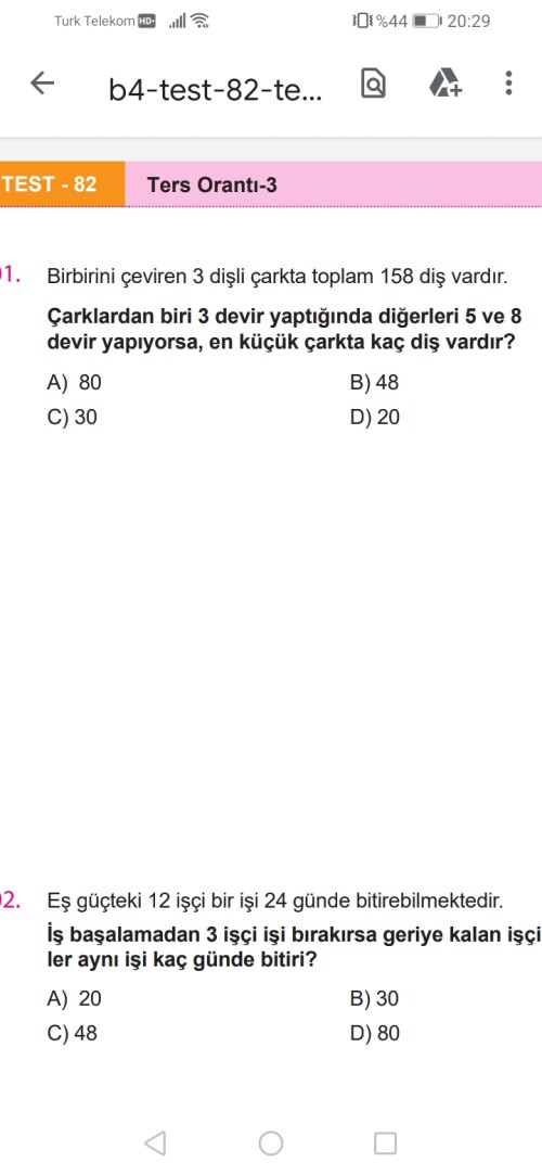 1.soruya bakar mısınız?