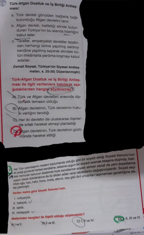 Arkadaşlar bu iki soruda bana yardımcı olurmusunuz bide son soruma gelin acilen
