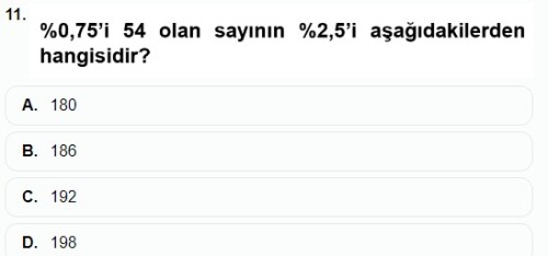 Merhaba ben bu sorunun cevabını bulamadım yardım edebilir misiniz?