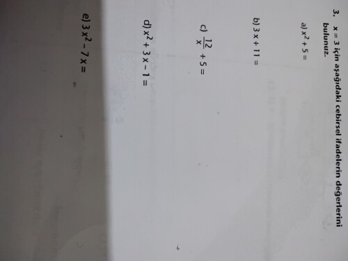 Soruyu anlatarak çözen ilk iki kişiye ⭐⭐⭐⭐