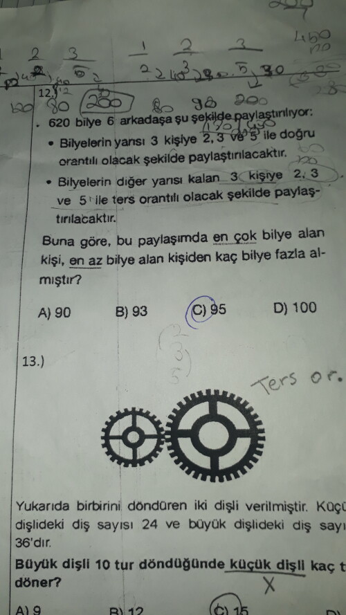 12.soru çözümlü istiyom