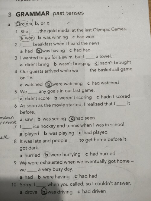 Boş olan yerleri cevaplayabilir misiniz?