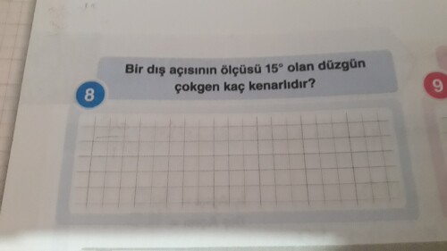 Soruyu işlem yaparak yapar mısınız