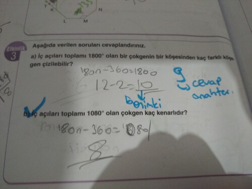 A bölümünde sonucun 10 olması gerekmez mi?
Benimki yanlışla açıklar mısınız lütfen